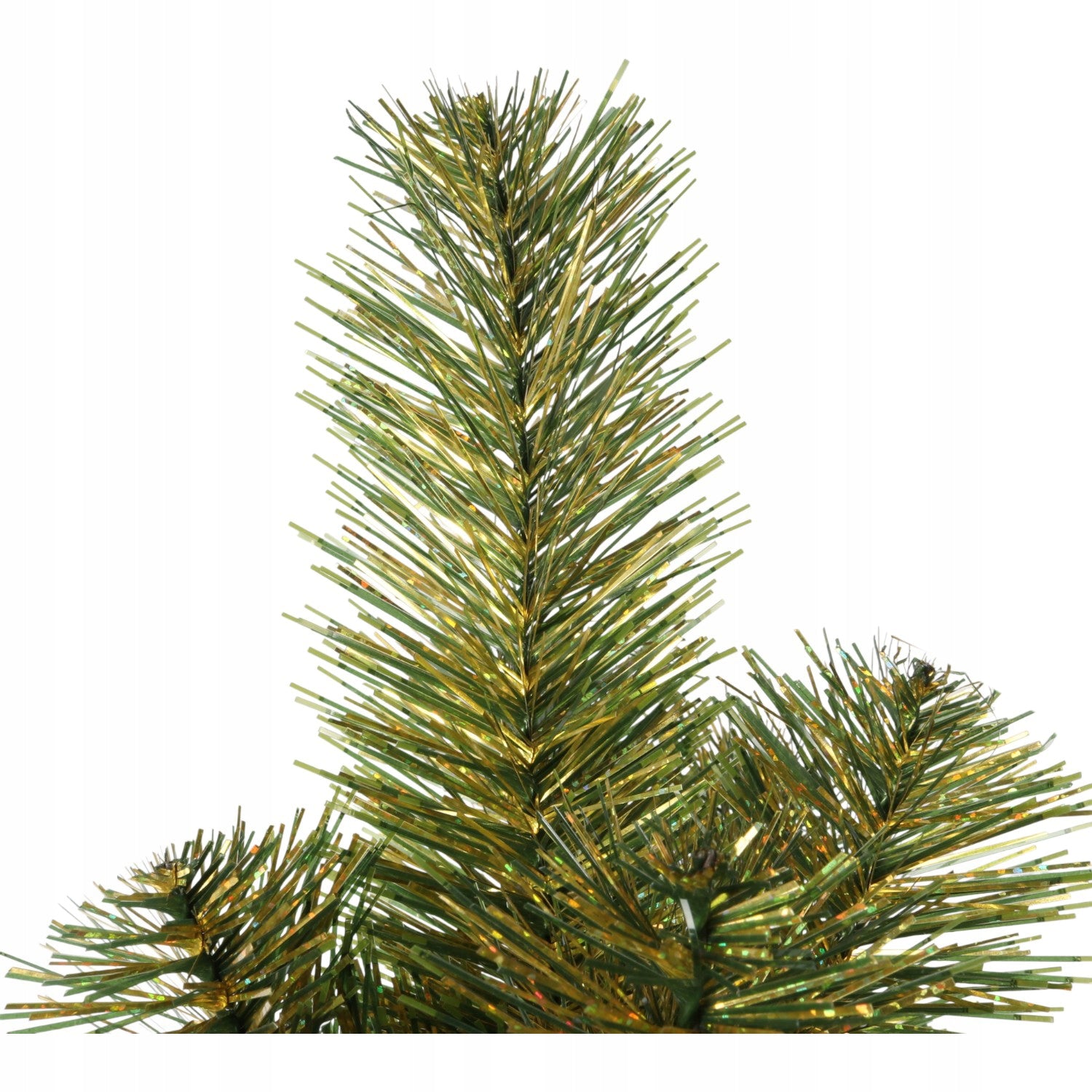 Dirbtinė Eglutė Žaliai Auksinė GOLIAT 90 cm Lenkijos Gamyba Šventinė Eglutė