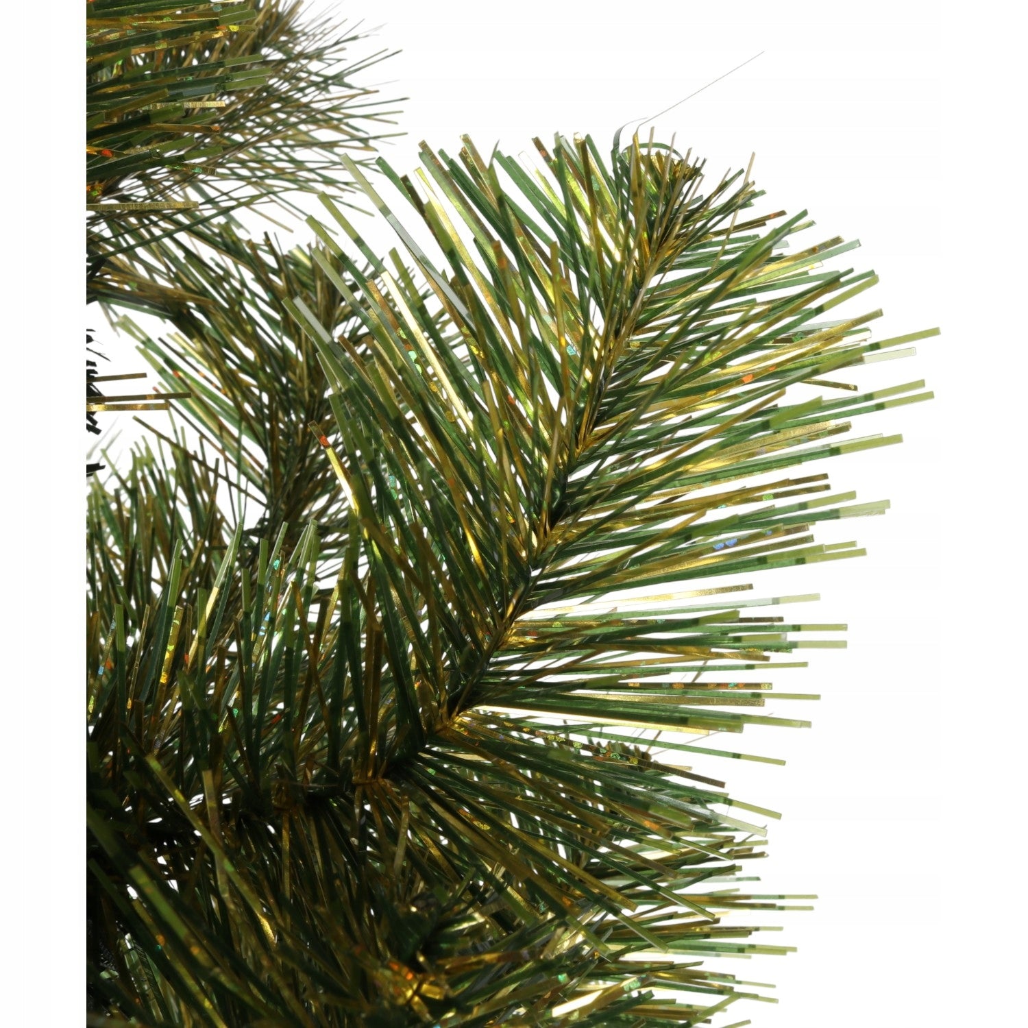 Dirbtinė Eglutė Žaliai Auksinė GOLIAT 90 cm Lenkijos Gamyba Šventinė Eglutė
