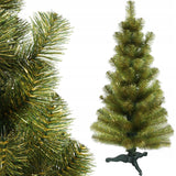 Dirbtinė Eglutė Žaliai Auksinė GOLIAT 90 cm Lenkijos Gamyba Šventinė Eglutė