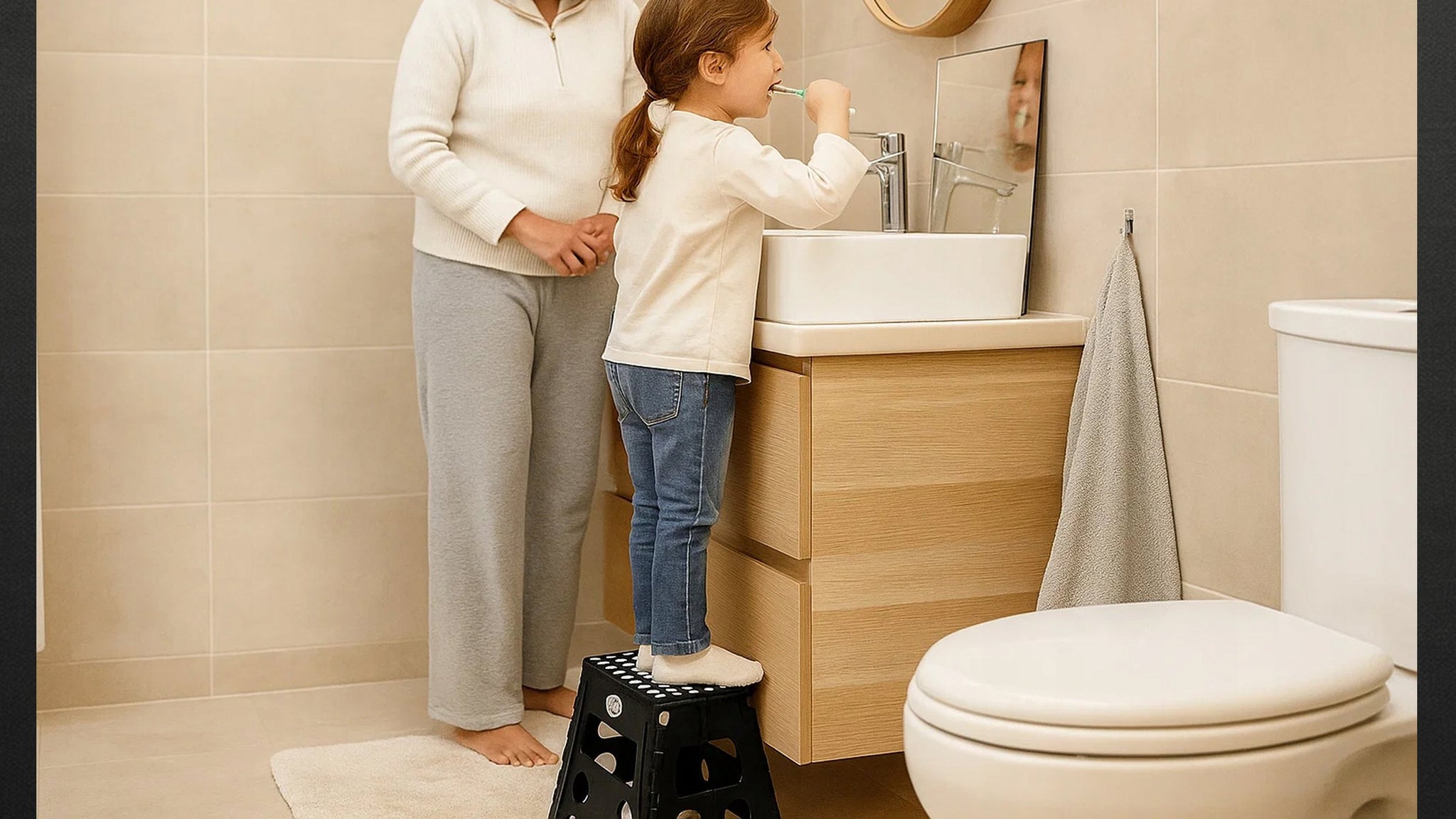 SUDSTELIS LAUKO TABURETAS, SULANKSTOMAS, NESLYSTANTIS, KOJŲ STALELIS, LAIPTELIS, 150KG, 39CM