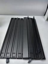 TIMBER RIDGE Suldamas kempingo stalas 108 x 71 cm juodas