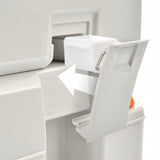 NEŠIOJAMAS TURIZMO KEMPERIO TUALETAS METEOR WC 20l, su užpildymo indikatoriumi