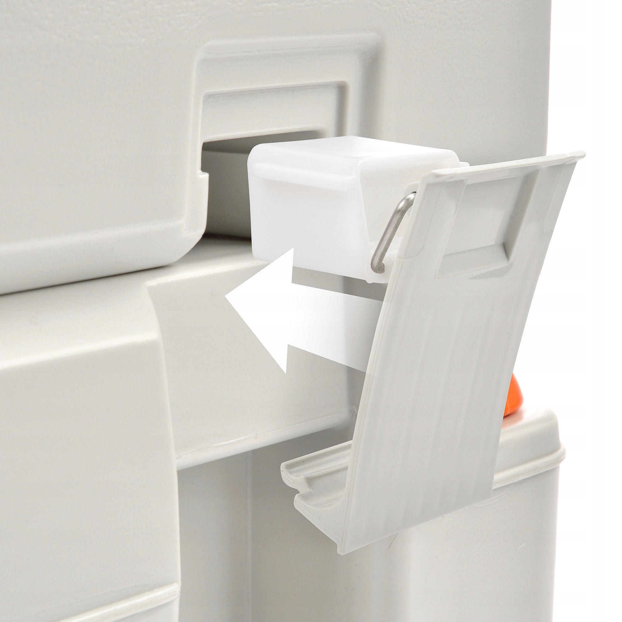 NEŠIOJAMAS TURIZMO KEMPERIO TUALETAS METEOR WC 20l, su užpildymo indikatoriumi