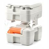 NEŠIOJAMAS TURIZMO KEMPERIO TUALETAS METEOR WC 20l, su užpildymo indikatoriumi