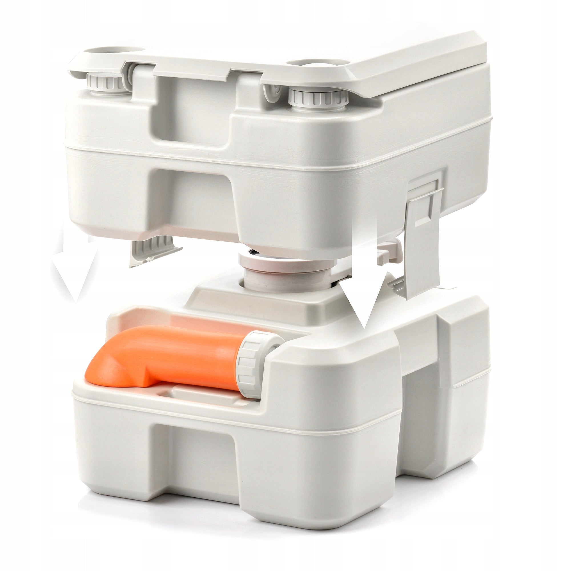 NEŠIOJAMAS TURIZMO KEMPERIO TUALETAS METEOR WC 20l, su užpildymo indikatoriumi