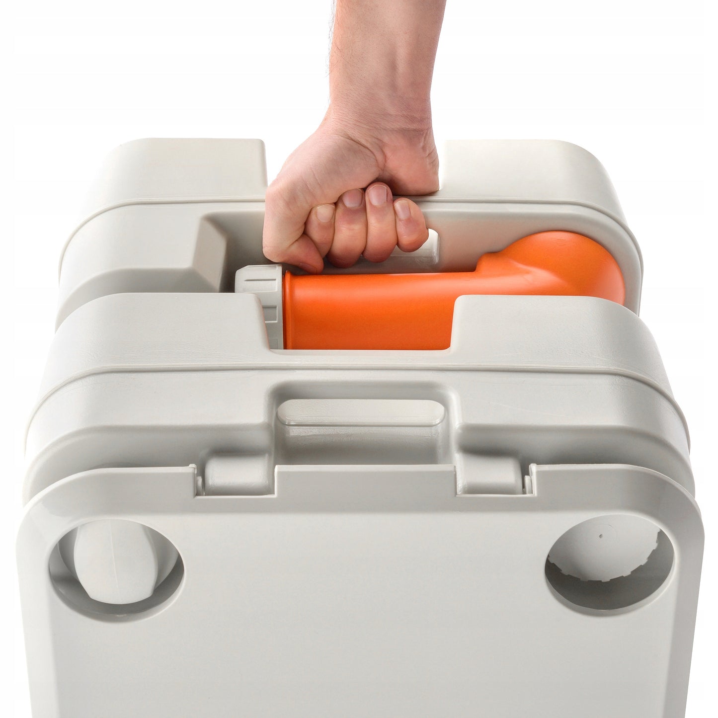 NEŠIOJAMAS TURIZMO KEMPERIO TUALETAS METEOR WC 20l, su užpildymo indikatoriumi