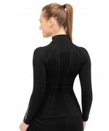 Termoaktyvus vilnos megztinis moterims Brubeck Extreme Wool XL storas drabužis