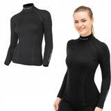 Termoaktyvus vilnos megztinis moterims Brubeck Extreme Wool XL storas drabužis