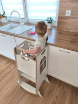 „Tower Step - Virtuvės pagalbininkas Montessori | Reguliuojamas virtuvės pagalbininkas“