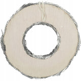 Dekoratyvinis Kalėdinis Vainikas Sidabrinis 30cm Papuošalas Dekoracija Šventės