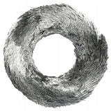 Dekoratyvinis Kalėdinis Vainikas Sidabrinis 30cm Papuošalas Dekoracija Šventės