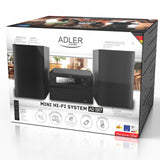 HI-FI Stereo sistema su Bluetooth CD MP3 USB FM radijas "Adler" AD 1917