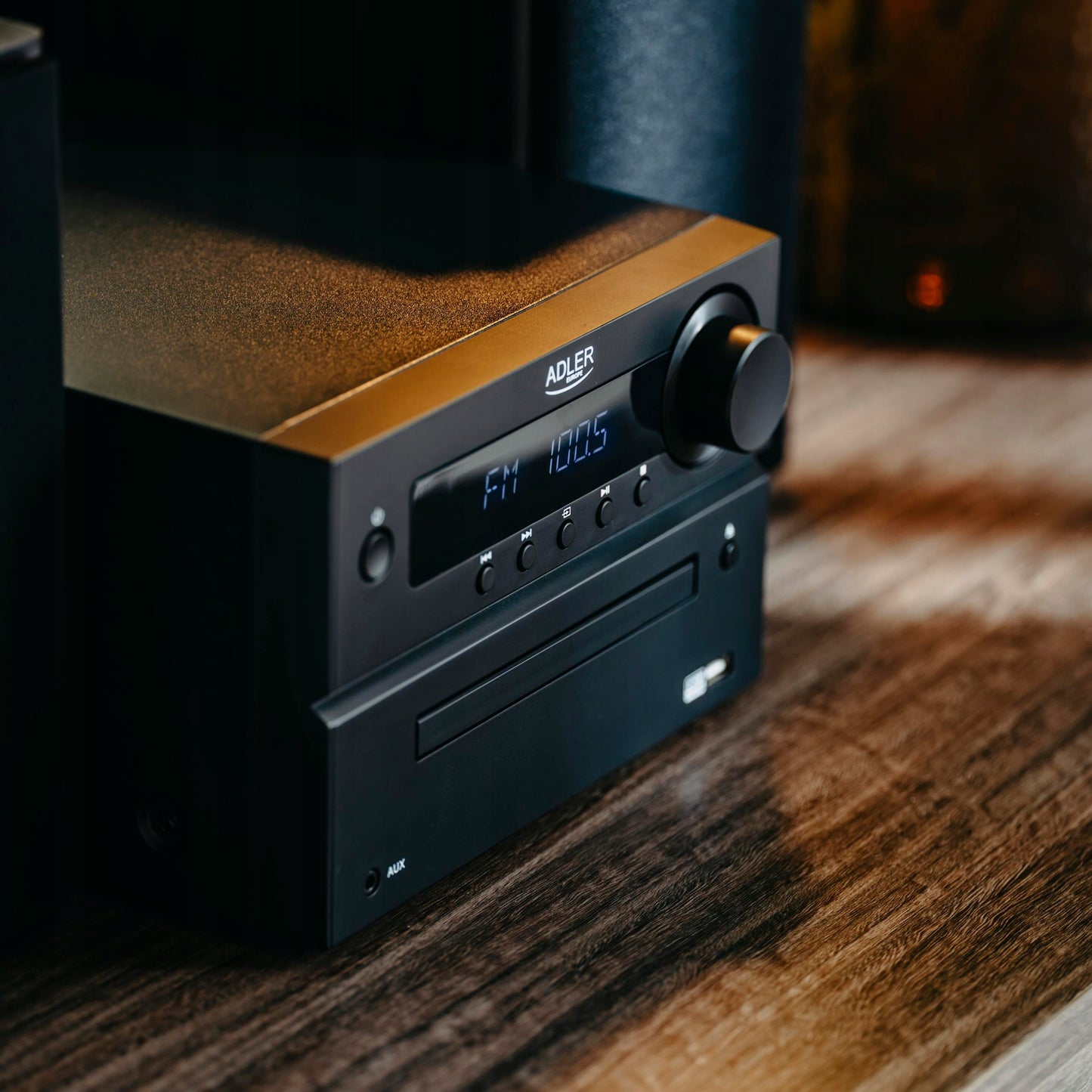 HI-FI Stereo sistema su Bluetooth CD MP3 USB FM radijas "Adler" AD 1917