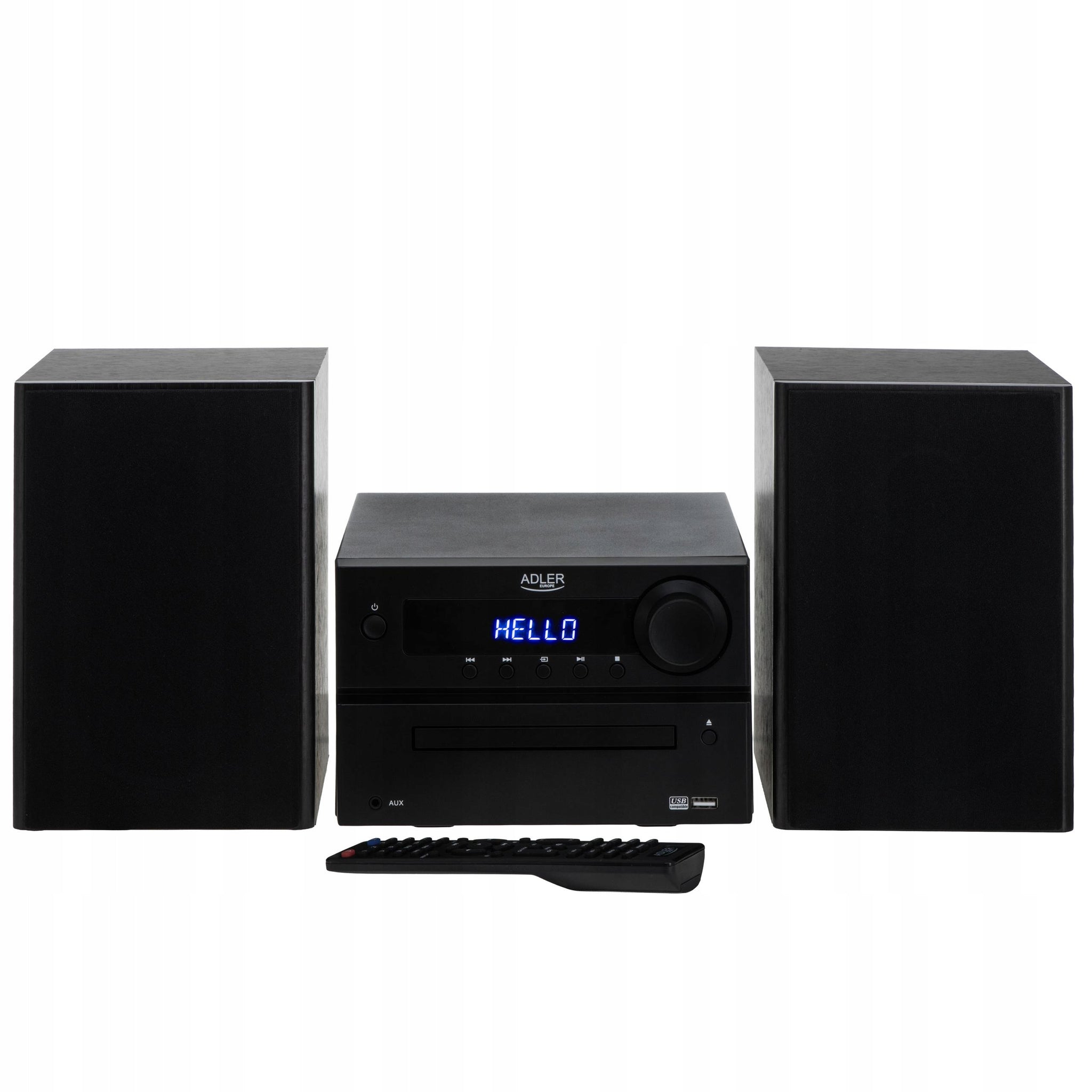 HI-FI Stereo sistema su Bluetooth CD MP3 USB FM radijas "Adler" AD 1917