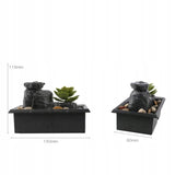 Vandeninis dekoratyvinis fontanas ZEN USB BATERIJOS STALO <br/>