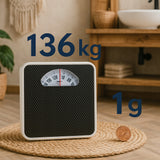 Mechaninės metalinės neslystančios vonios svarstyklės 136kg