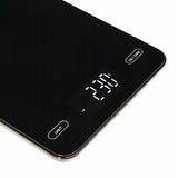 Elektroninės virtuvinės svarstyklės 10kg LED USB įkrovimas juodos