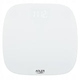 Elektroninės stiklinės vonios svarstyklės, tikslumo iki 180kg, grynos baltos spalvos, LED