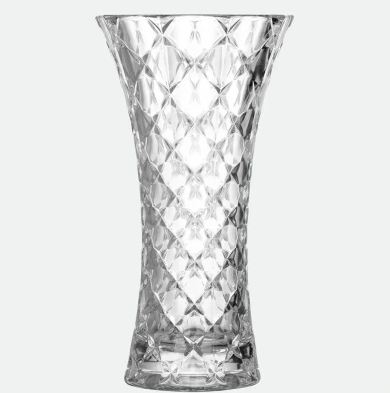 Dekoratyvinė stiklinė vaza gėlėms LUXITO Sunfire 24cm