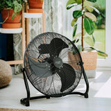 Pastatomas ventiliatorius Namams ir sodui Galingas 200W 45 Cm 3 Greičių