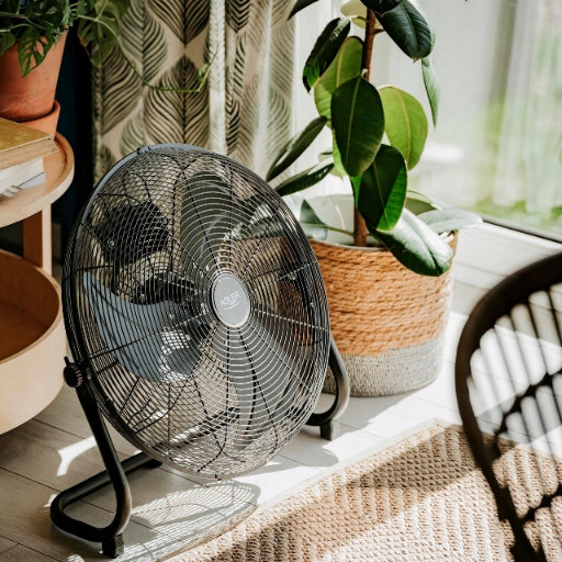 Pastatomas ventiliatorius Namams ir sodui Galingas 200W 45 Cm 3 Greičių