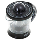 Elektrinė citrusinių vaisių sulčiaspaudė virtuvei, 60W, dvikryptė, 2 kūgiai, 1L talpa