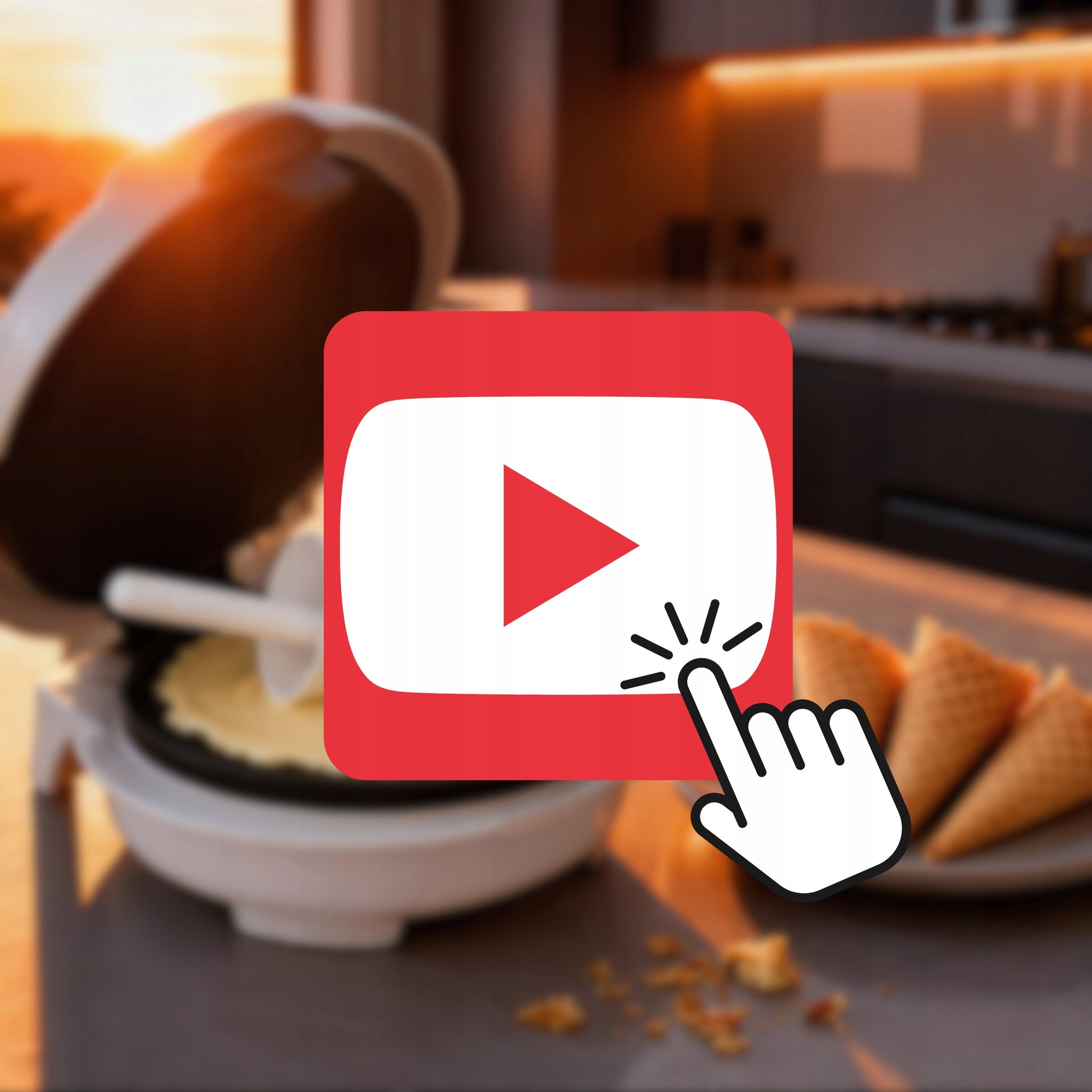 Vaflinė ragučių, vamzdelių, dubenėlių, nepridegančios plokštelės, galinga 1500W