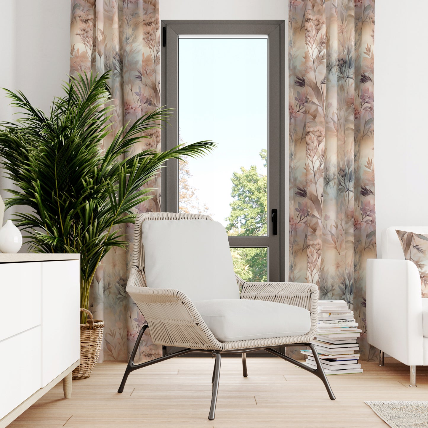 PARUOSTA UŽuolaida ant kabliukų 140x230cm Užuolaidos ant juostelės 230cm Soovi Home