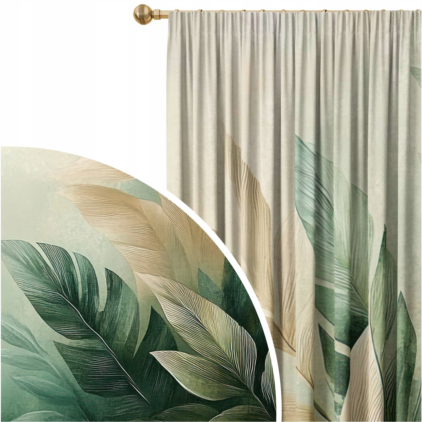 PARUOSTA UŽuolaida ant kabliukų 140x240 Užuolaidos ant juostelės 240cm Soovi Home