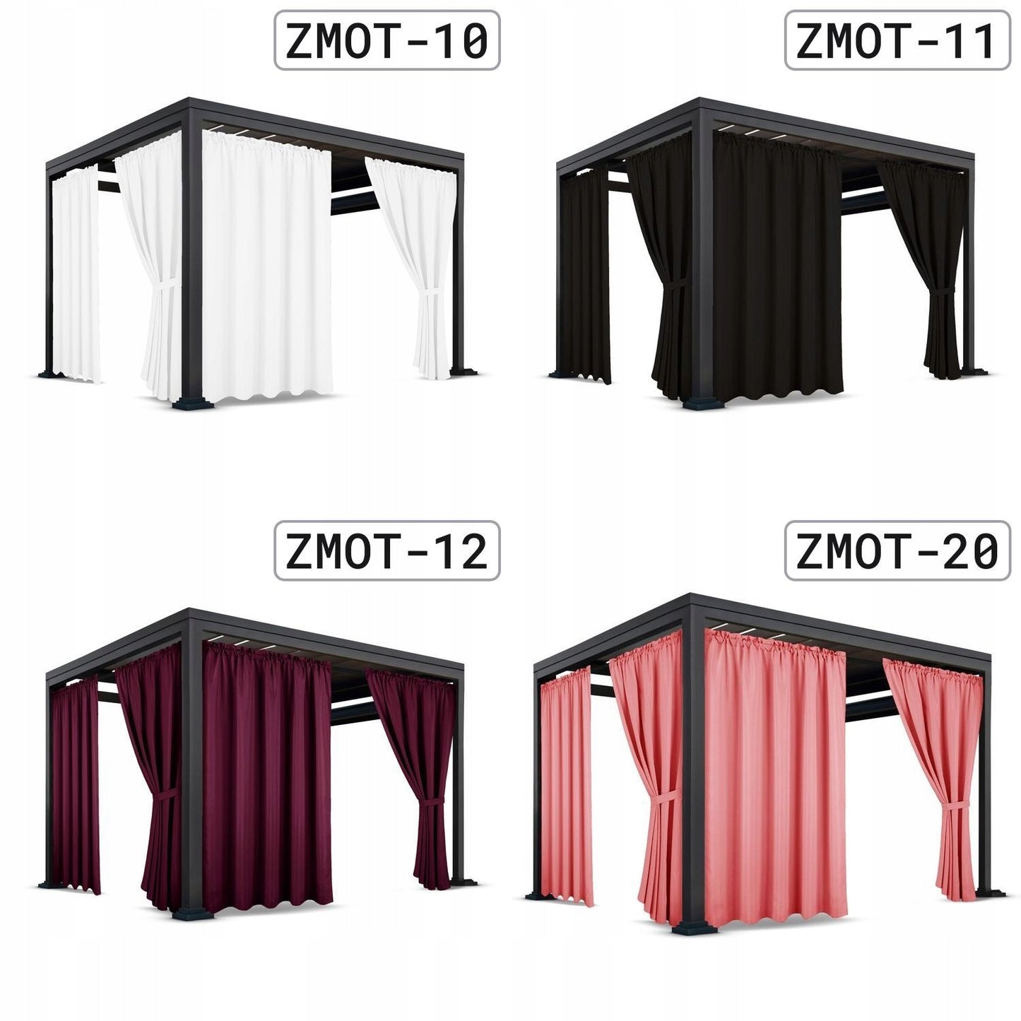 TERASINĖS UŽuolaidos 155x200 Sodui skirtos užuolaidos su tuneliu atsparios vandeniui