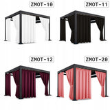 TERASINĖS UŽuolaidos 155x200 Sodui skirtos užuolaidos su tuneliu atsparios vandeniui