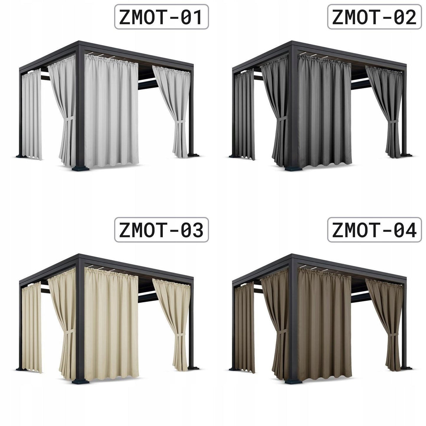 TERASINĖS UŽuolaidos 155x200 Sodui skirtos užuolaidos su tuneliu atsparios vandeniui