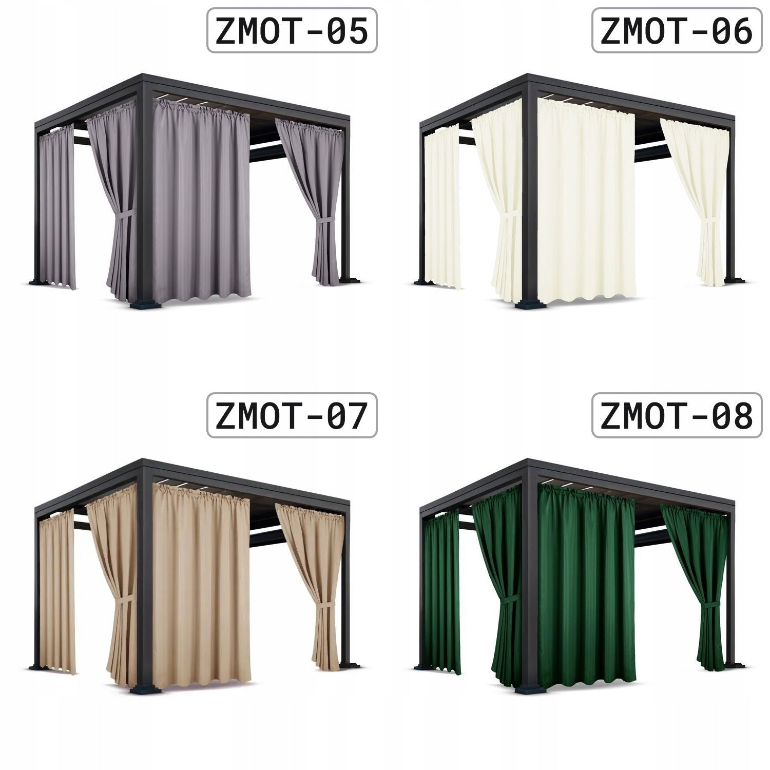 TERASINĖS UŽuolaidos 155x200 Sodui skirtos užuolaidos su tuneliu atsparios vandeniui