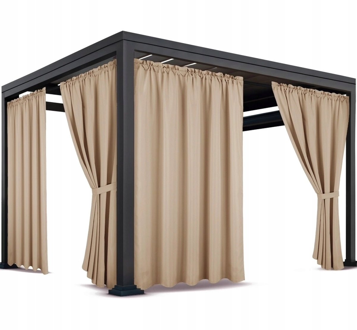 TERASINĖS UŽuolaidos 155x200 Sodui skirtos užuolaidos su tuneliu atsparios vandeniui