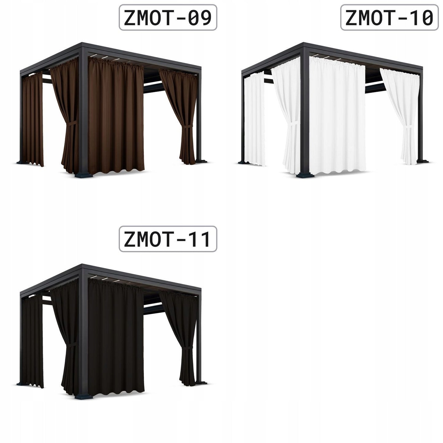 TERASŲ UŽuolaidos 155x210 sodas Užuolaida sodas su tuneliu atsparus vandeniui