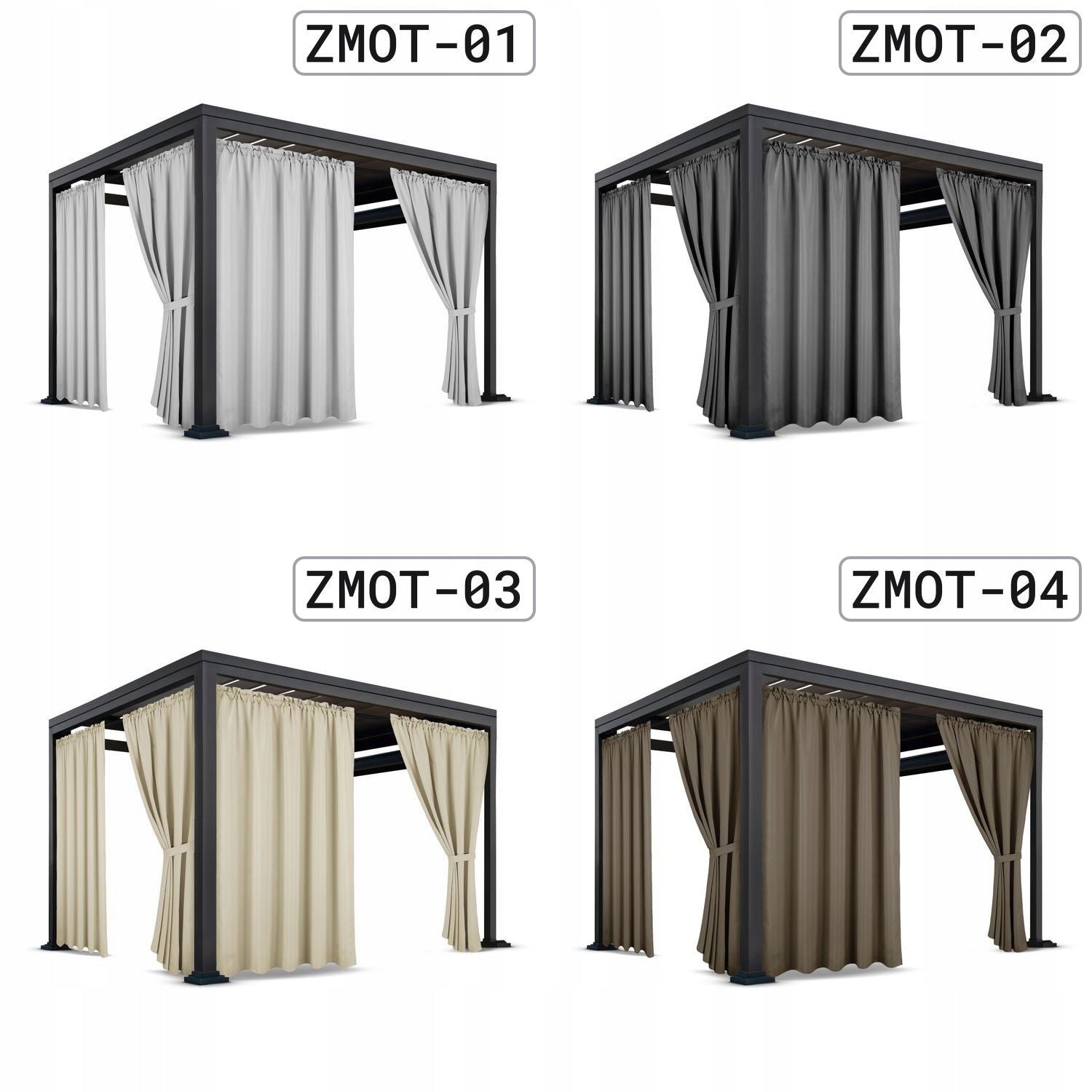 TERASŲ UŽuolaidos 155x210 sodas Užuolaida sodas su tuneliu atsparus vandeniui