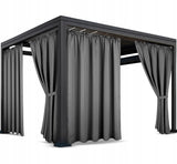 TERASŲ UŽuolaidos 155x210 sodas Užuolaida sodas su tuneliu atsparus vandeniui