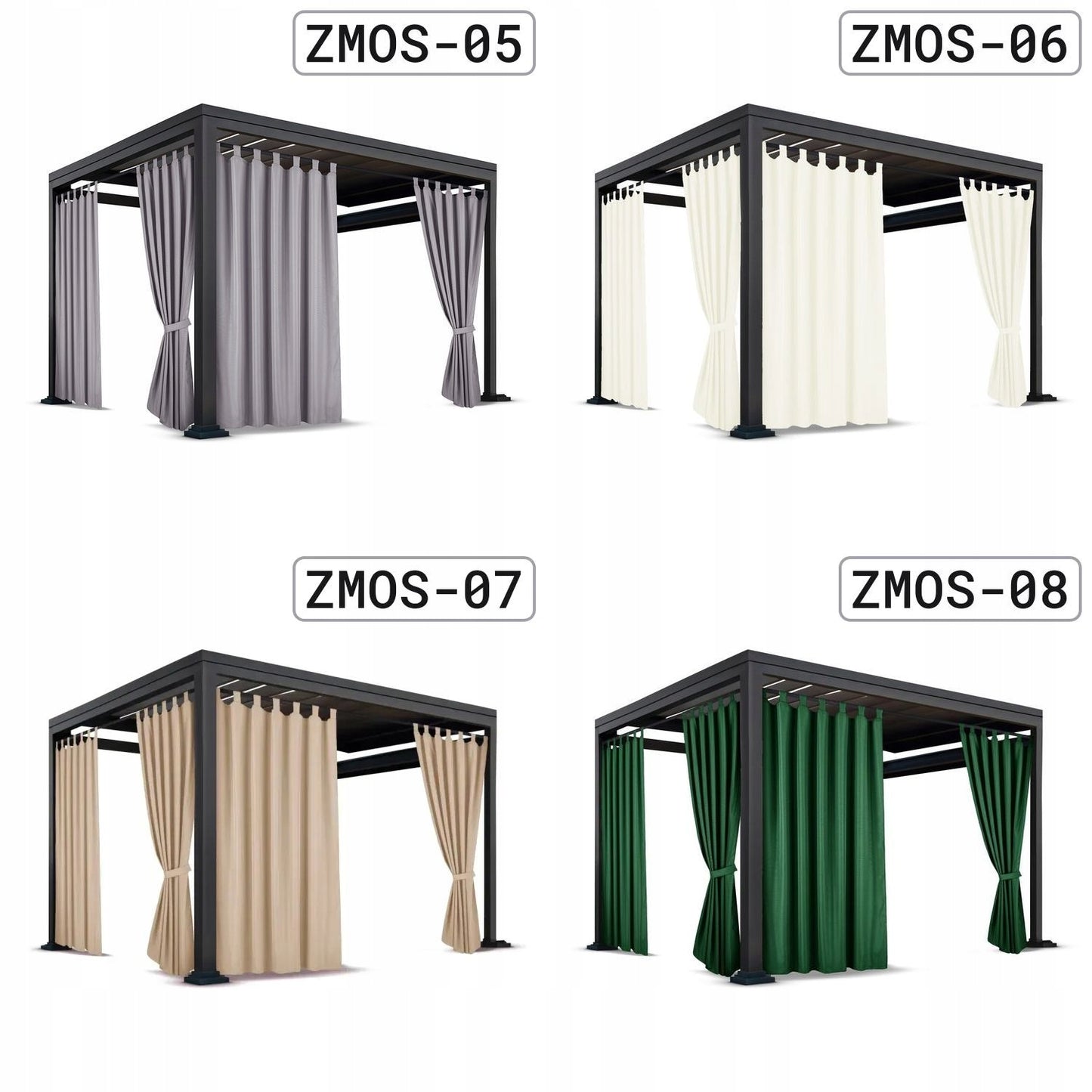 TERASOS UŽuolaidos 155x230 SODO UŽuolaida Sodui ant petnešėlių, atspari vandeniui