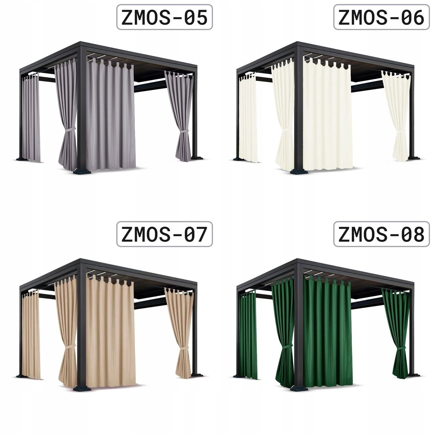 TERASOS UŽuolaidos 155x230 SODO UŽuolaida Sodui ant petnešėlių, atspari vandeniui