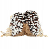 Kalėdinė pakabukas medinės pelėdos su dekoracija 24 cm Kalėdinė puošmena