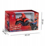 NUOTOLINIU BŪDU VALDOMAS MOTOCIKLAS, MOTORAS, AKROBATINIS QUAD RC SU DIDELĖMIS PUTŲ GUMOS RATUKAIS