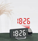 ELEKTRONINIS SKAITMENINIS ŽADINTUVAS SU LED PROJEKTORIUMI VEIDRODIS TERMINOMĖTRIS