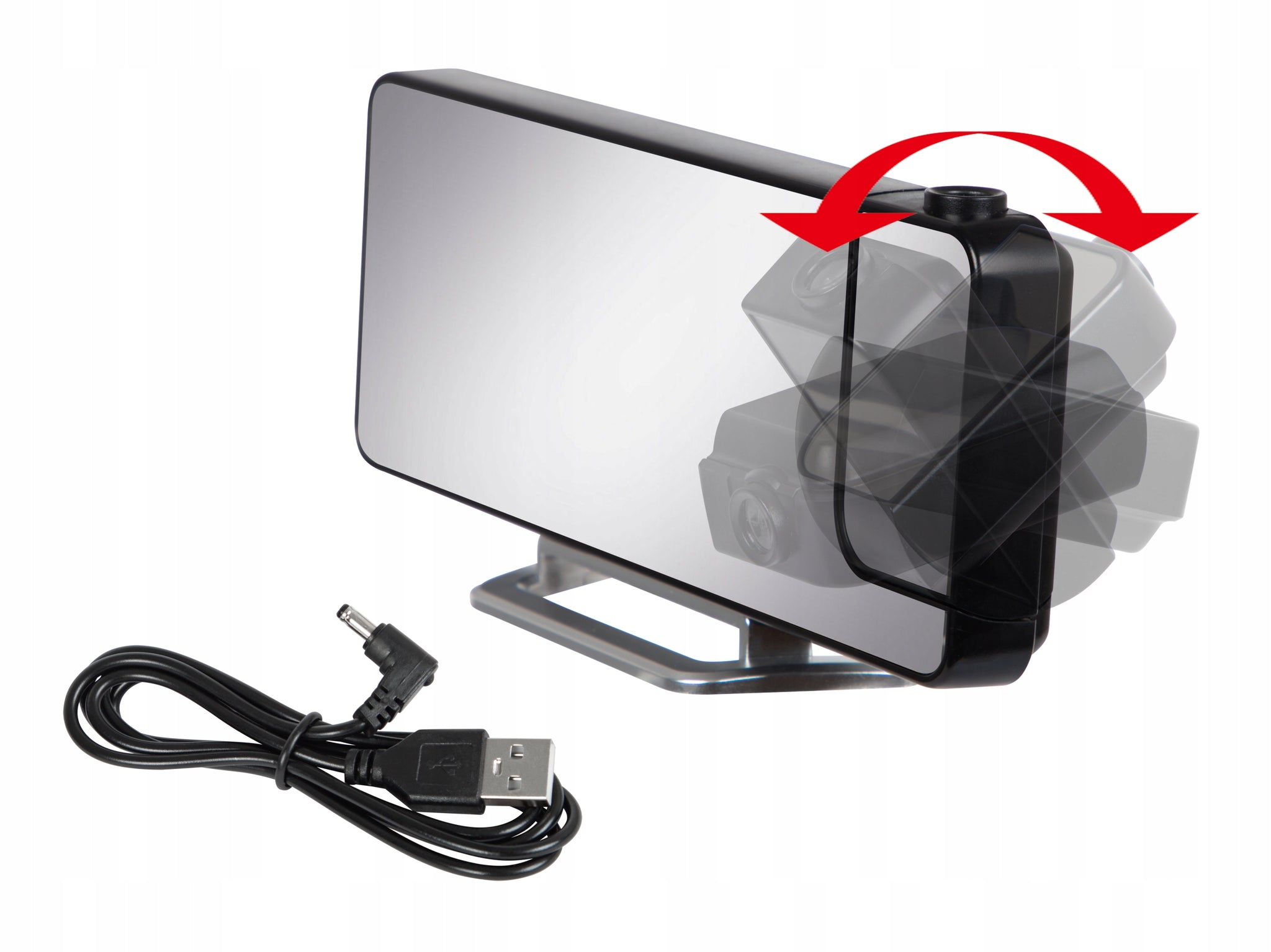 ELEKTRONINIS SKAITMENINIS ŽADINTUVAS SU LED PROJEKTORIUMI VEIDRODIS TERMINOMĖTRIS