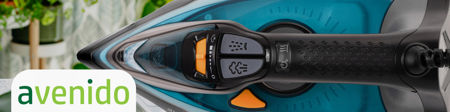 Rankinis garų lygintuvas, galingas 3000W, Strażak, vertikalus lyginimas, ANTI-CALC