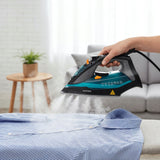 Rankinis garų lygintuvas, galingas 3000W, Strażak, vertikalus lyginimas, ANTI-CALC