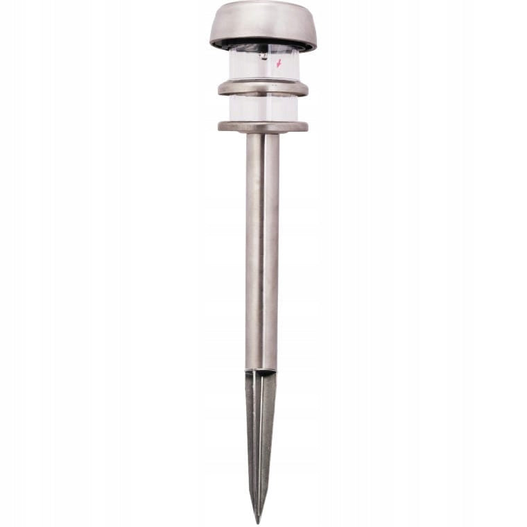 Rinkinys 4 saulės šviestuvų su sutemų jutikliu, įsmeigiamas į žemę