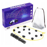 40vnt. magnetinių akmenukų rinkinys; magnetai; raištelis; edukacinis žaidimas vaikams