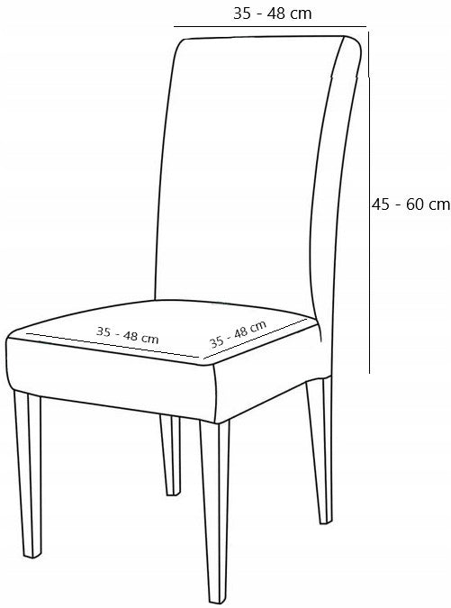 4 VNT. VELIŪRINĖ KĖDĖS DĖKLŲ KOMPLEKTAS UNIVERSALUS KĖDĖMS OEKO TEX RUDOS SPALVOS
