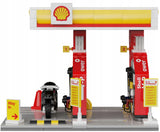 Rinkinys CADA Konstrukciniai blokeliai Shell Degalinė Automobilių plovykla