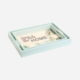 Rinkinys iš dviejų medinių padėklų pusryčiams Goliat